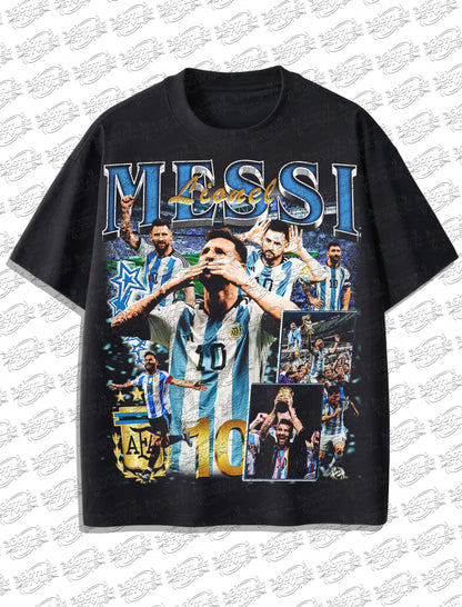 Messi World Cup 2026 Vintage Bootleg T-shirt – Argentina
