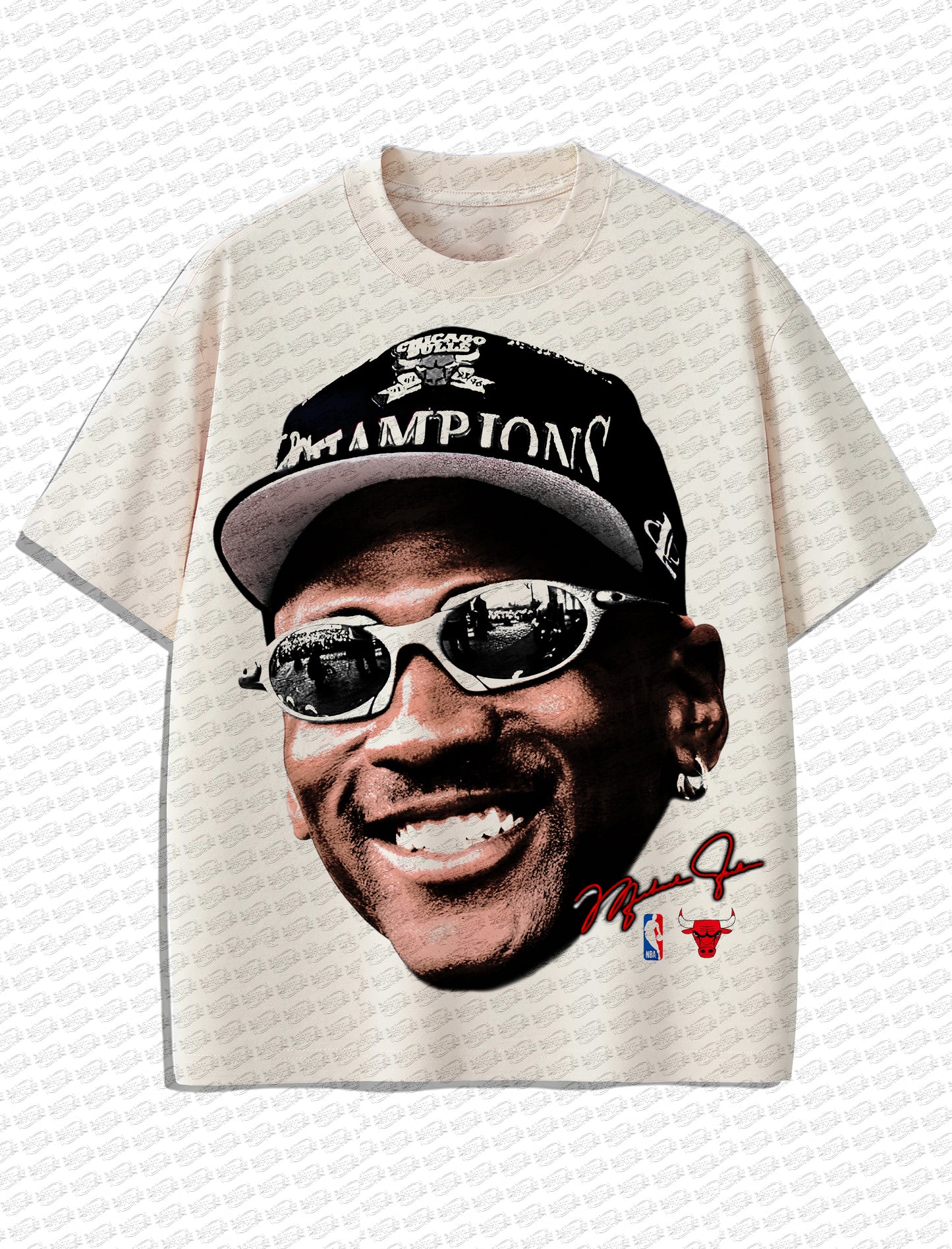 Michael Jordan Big Face Vintage T-Shirt – Retro NBA Bootleg Style
