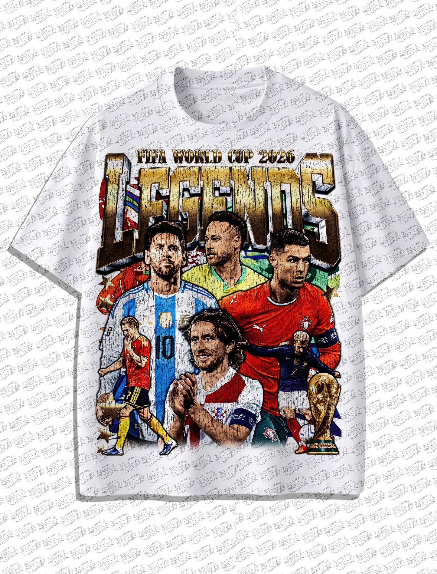 The Last Dance World Cup Legends Vintage T-Shirt – Double Sided Bootleg Style