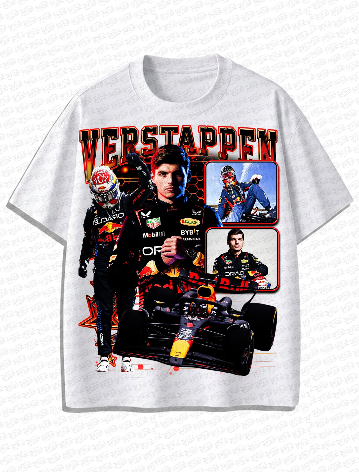 Max Verstappen Vintage T-Shirt – Retro F1 Bootleg Style