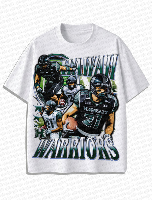 Hawaii Warriors Football “Island Legacy” Vintage T-Shirt – Retro Bootleg Style