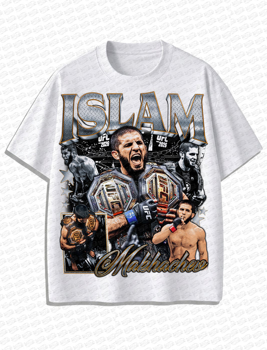 Islam Makhachev “Legacy of a Champion” Vintage T-Shirt – Retro MMA Bootleg Style