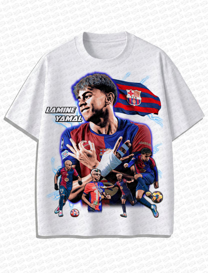 Lamine Yamal “Future Star” Vintage T-Shirt – Retro Football Bootleg Style