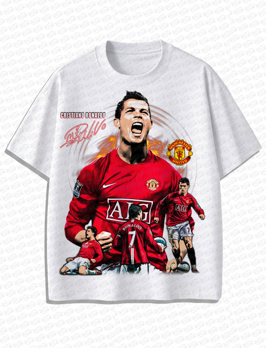 Cristiano Ronaldo Manchester United “Red Devil Legacy” Vintage T-Shirt