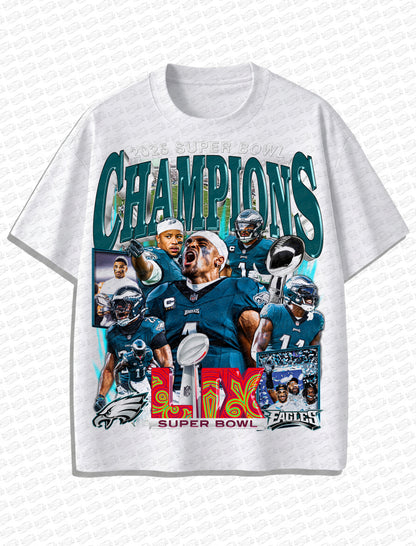 Super Bowl Champions 2025 “Champions Legacy” Vintage T-Shirt – Retro Bootleg Style