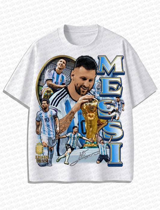 Messi Argentina “Last Dance 2026” Vintage Tee – 90s Retro Football Style