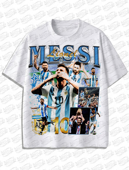Messi World Cup 2026 Vintage Bootleg T-shirt – Argentina